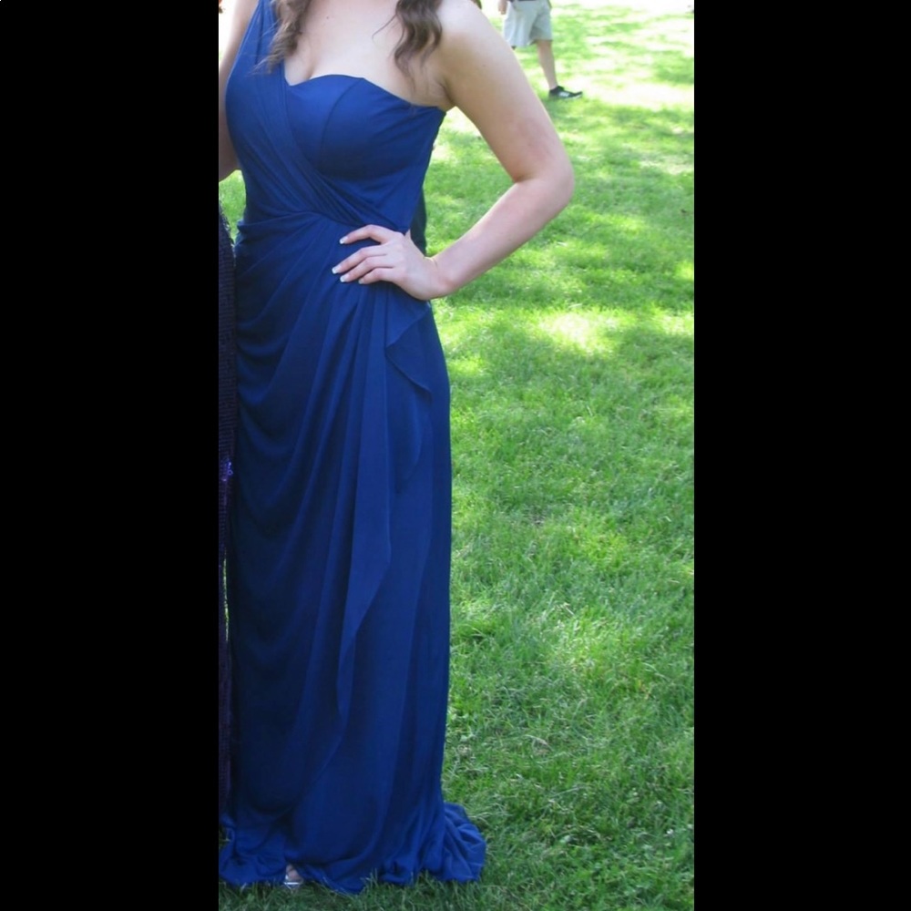 Dancing Queen one shoulder full length gown